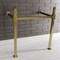 Kingston Brass VPB3328SQ7 28-Inch Stainless Steel Console Sink Legs, Brushed Brass VPB3328SQ7 - alternate 3